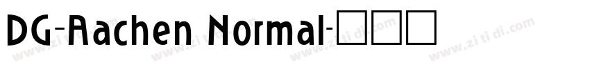 DG_Aachen Normal字体转换